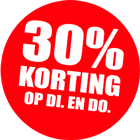 30% Korting
